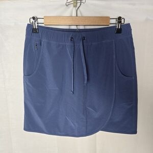 Patagonia Skirt Womens Small Blue Fleetwith Skort Lined Pockets Hiking Gorpcore